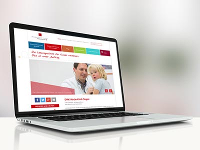 Website DRK Kinderklinik