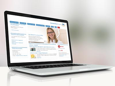 Website Kreisklinikum Siegen